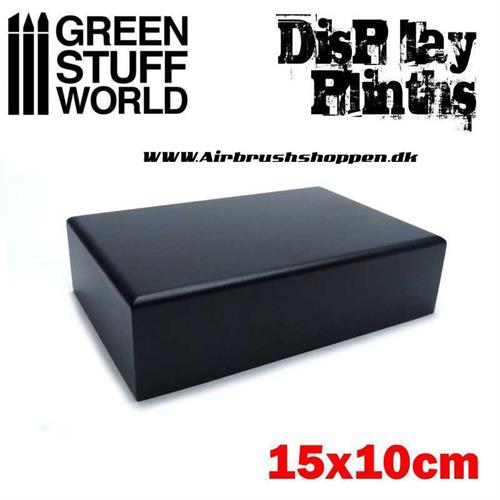 Rectangular Plinth 15x10 cm 40mm - GSW base sort